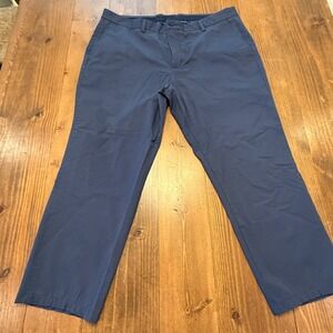 Vineyard Vines Mens OTG On The Go Stretch Performance Pants 40x30 Blue Comfort